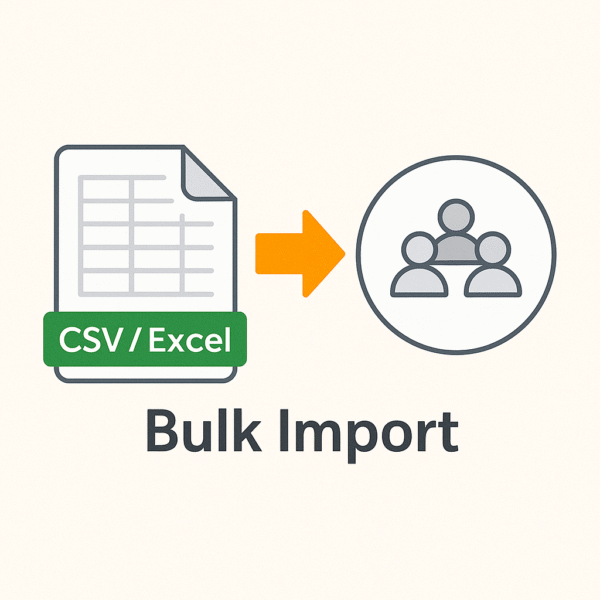 LMS Bulk importer, CSV importer